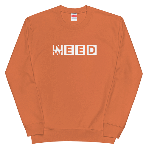 NEED WEED 重磅混紡衛衣 – 橙色