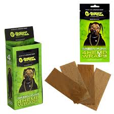 G-ROLLZ Hemp Wraps -  4 Per Pack - Green Funk