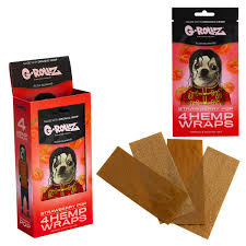 G-ROLLZ Hemp Wraps - 4 Per Pack - Strawberry Pop