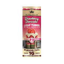 Kingspalm Strawberry Shortcake Leaf Tubes Mini 1Gram