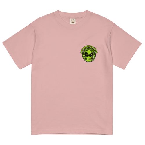 SMALL ALIEN 輕質棉質 T Shirt – 粉紅色