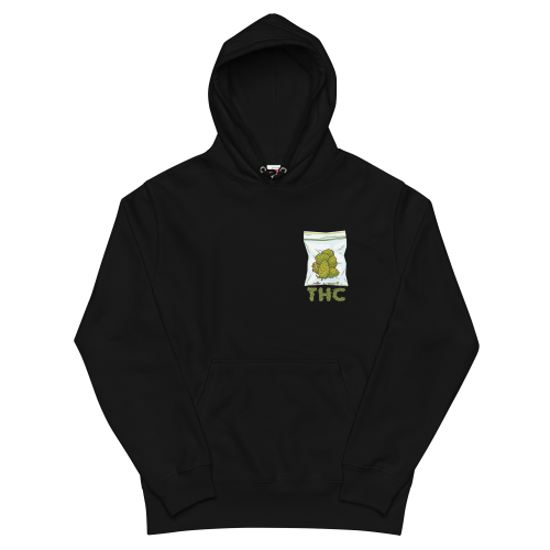 THC 重磅混紡連帽衫 Hoodie – 黑色