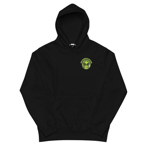 SMALL ALIEN 重磅混紡連帽衫 Hoodie – 黑色