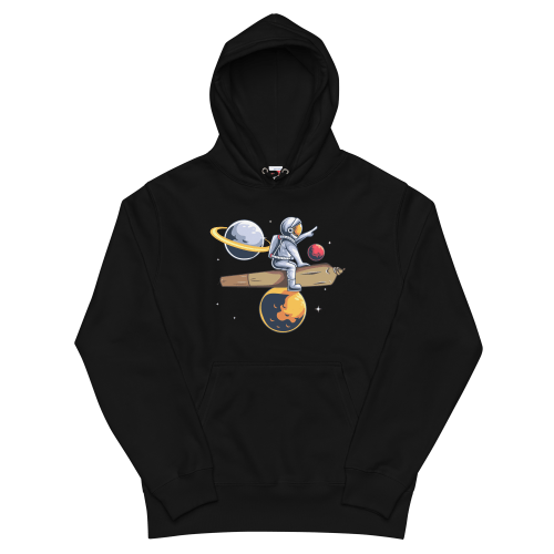 極高太空人 重磅混紡連帽衫 Hoodie – 黑色
