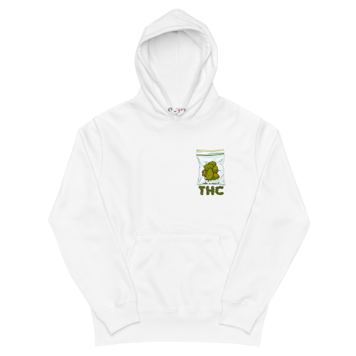 THC 重磅混紡連帽衫 Hoodie – 白色
