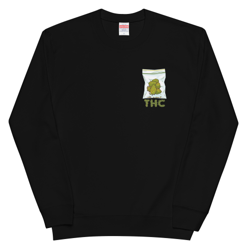 THC 重磅混紡衛衣 – 黑色