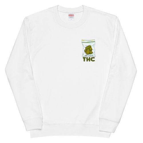THC 重磅混紡衛衣 – 白色