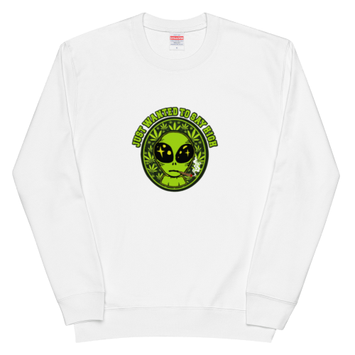 BIG ALIEN 重磅混紡衛衣 – 白色
