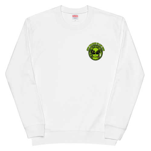 SMALL ALIEN 重磅混紡衛衣 – 白色