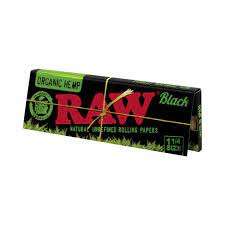 RAW Black Organic 1 1/4 Rolling Paper