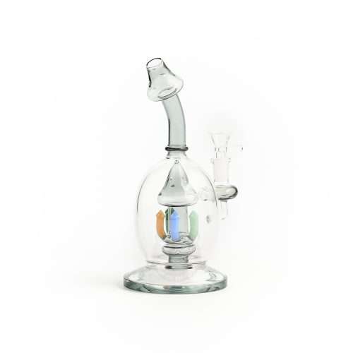 22cm 灰黑蘑菇bong