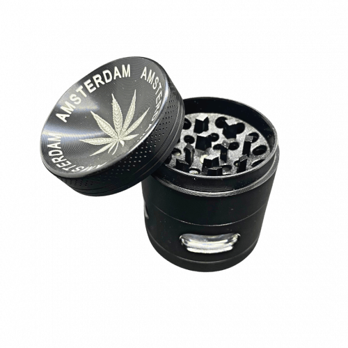 黑色大麻凹型Grinder
