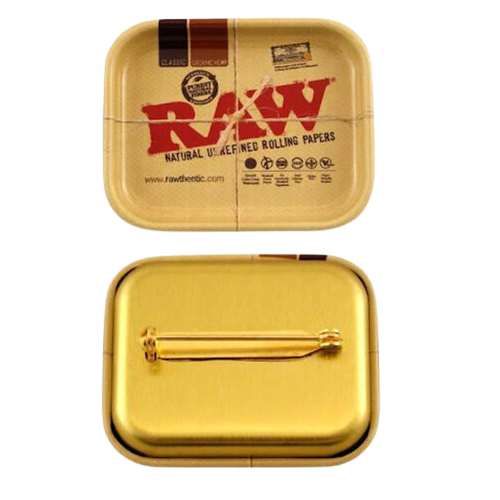 RAW卷煙迷你Tray胸針