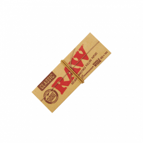 Raw rolling paper Single Wide + tips