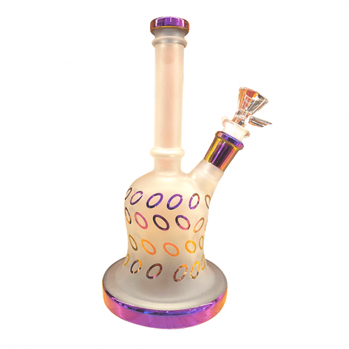 22CM 紫鐘磨砂Bong