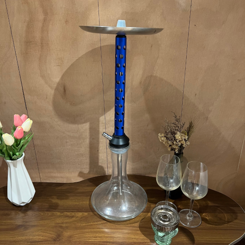 (激抵) 64cm超大型雪點藍 SHISHA水煙壺 (2)
